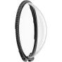 Insta360 Premium Lens Guard for X5, стеклянный защитный колпак с черным рифленым кольцом, отдельный защитный аксессуар для action камеры