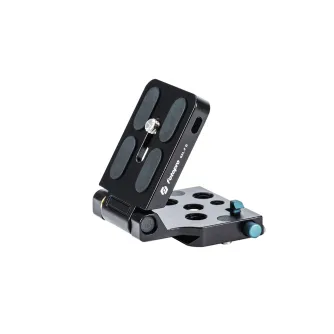 Fotopro QAL-F II Vertical Quick Release Plate with Arca-Swiss compatibility and Safe Lock mechanism for secure camera mounting
