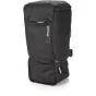 Shimoda Top Loader Black Small camera case with expandable base, front zipper pocket, and padded interior for camera and lens protection