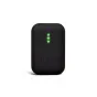 Zoom Instamic Pro Plus C compact stereo audio recorder with green LED indicators and a square button on its matte black front, showcasing its IP67 waterproof design and Bluetooth streaming capability.