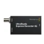 Blackmagic Design UltraStudio Express Recorder 3G mobilais videokaptura ierīce ar 3G-SDI un HDMI ieejām, 10-bitu raidījumu kvalitāti un USB-C savienojamību.
