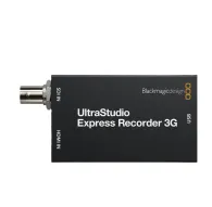 Blackmagic Design UltraStudio Express Recorder 3G portable video capture device with 3G-SDI and HDMI inputs, 10-bit broadcast quality, and USB-C connectivity.Blackmagic Design UltraStudio Express Recorder 3G portable video capture device with 3G-SDI and HDMI inputs, 10-bit broadcast quality, and USB-C connectivity.