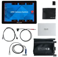 SmallHD Cine 7 ARRI Kits ietver 7‑inču 1800 nitā uz kameru monitoru, kas rāda ARRI kameras vadības saskarni, kā arī aksesuārus, piemēram, Ethernet kabeļus, D‑Tap strāvas kabeli, ARRI Alexa vadības kabeli, tīrīšanas drānu, saulesSmallHD Cine 7 ARRI Kits ietver 7‑inču 1800 nitā uz kameru monitoru, kas rāda ARRI kameras vadības saskarni, kā arī aksesuārus, piemēram, Ethernet kabeļus, D‑Tap strāvas kabeli, ARRI Alexa vadības kabeli, tīrīšanas drānu, saules