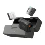 DJI Mic Mini 2S wireless microphone system with 2 transmitters, 1 receiver, and charging case for professional audio recording