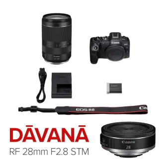 Mirrorless Cameras - Canon EOS R8 Camera with RF 24-240mm Lens Bundle 5803C002 - quick order from manufacturer