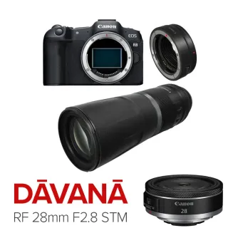 Mirrorless Cameras - Canon EOS R8 Camera with RF 800mm f/11 Lens & Adapter 5803C002 - quick order from manufacturer