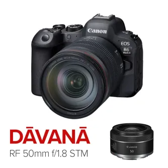 Беспзеркальная камера Canon EOS R6 Mark II с объективом RF 24-105mm F4 L IS USM, боковой вид, подчеркивающий детали объектива и дизайн корпуса