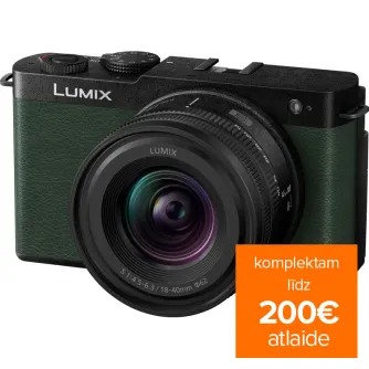Mirrorless Cameras - PANASONIC LUMIX S9 DARK OLIVE 18-40MM F/4.5-6.3 DC-S9NE-G - quick order from manufacturer