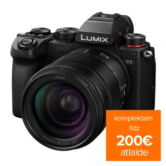 Bezspoguļa kameras - PANASONIC LUMIX S5D WITH S-R28200 F/4-7.1 KIT DC-S5DHE-K - ātri pasūtīt no ražotāja