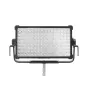 Aputure NOVA 9 2x1 LED panel light with a grid of circular emitters, adjustable black bracket, and silver mounting rod.