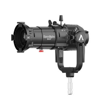 Aputure Spotlight Max 36° Kit ar precīzām optikām un rotējošu gobo turētāju uzlabotai gaismas projekcijai