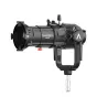 Aputure Spotlight Max 19° Kit with precision optics and a rotating gobo holder for high-powered LED fixtures