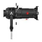 Aputure Spotlight Max 19° Kit with a 19° lens, rotating gobo holder, and mounting yoke for high-powered LED fixtures