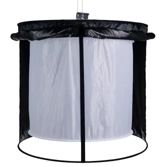 Aputure Nova P600c Space Light 84cm omni-directional soft light diffuser with adjustable light control skirt and collapsible design.