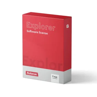 Autocue Explorer Software License Pack - 1-Year Subscription for Prompting Software with Script Import, Editing, and Multiple Output Options