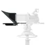 Autocue 19" Pioneer Studio Box Lens Teleprompter with black lens hood and high-brightness monitor for broadcast cameras