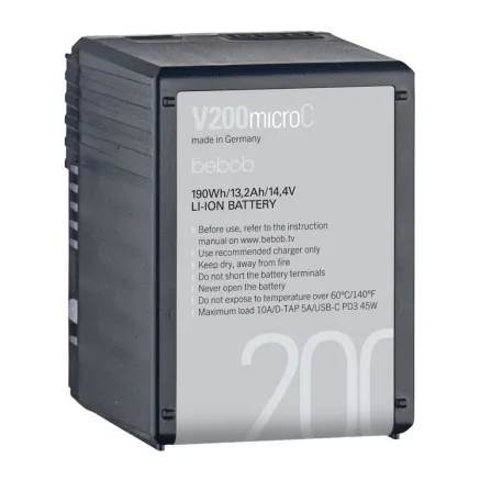 Bebob V200microC Li-Ion Battery