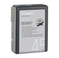Bebob V45microC Li-Ion baterija ar 43Wh/3.0Ah/14.4V, USB-C PD3 un Twist D-Tap drošību profesionālai lietošanaiBebob V45microC Li-Ion baterija ar 43Wh/3.0Ah/14.4V, USB-C PD3 un Twist D-Tap drošību profesionālai lietošanai
