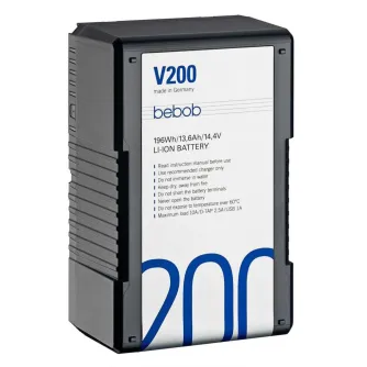 Bebob V200 V-Mount Li-Ion Battery 14.4V / 196Wh