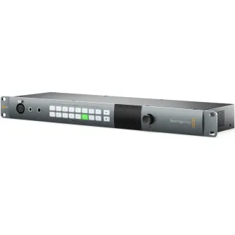 Blackmagic ATEM Talkback Converter 4K with SDI, XLR, and optical fiber ports for live production camera communication