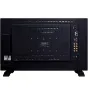 Boland 4K31-HDR-1000 monitor rear panel with HDMI 2.0, SDI ports, ventilation grilles, caution label, and speaker grilles
