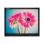 15-inch Boland TP15DB LED Broadcast Monitor displaying high-resolution pink flowers with green stems on a soft blue background