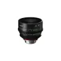 Canon Sumire Prime CN-E85mm T1.3 FP X kinematogrāfiskais objekīvs ar zaļām fokusa un apertūras skalām, sudraba stiprinājumu un sarkanu akcentu, ideāls 4K filmēšanai.