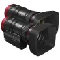 Canon Cinema EOS Compact Servo Double Lens Kit featuring CN-E18-80mm and CN-E70-200mm lenses, designed for 4K cinema quality with Canon EF mount compatibility and servo control for professional video production.