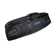 Black Cartoni Soft Bag (C928/2) with padded construction, adjustable straps, and front pocket, featuring blue branding, ideal for transporting equipment.Black Cartoni Soft Bag (C928/2) with padded construction, adjustable straps, and front pocket, featuring blue branding, ideal for transporting equipment.