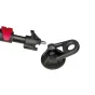 Cartoni Focus Red Lock 75mm tripod leg clamp with red locking mechanism and adjustable hinge system