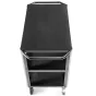 CONECARTS Small Cart with Three Shelves - Compact Workstation and Equipment Carrier