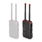 CVW Swift800 Pro Receiver with dual antennas, textured black body, and digital screen for reliable radio transmission