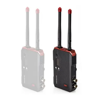 CVW Swift800 Pro Receiver with dual antennas, textured black body, and digital screen for reliable radio transmission
