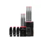 Professional wireless video transmitter set with four 4x4 MIMO antennas for long-range HD transmission
