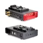 CVW BeamLink Duo Plus wireless video transmitter with dual antennas, 1000m range, and SDI/HDMI ports for professional broadcasting setups