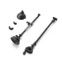 DJI Osmo Folding Arm Kit with carbon fiber arms, suction cup mount, handlebar mount, and rubber adapters on a white background