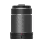 DJI DL 35mm F2.8 LS ASPH prime lens, front view, featuring a textured carbon‑fiber barrel, top cap with red indicator, silver band, and bottom ring marked 'DL‑mount 35' with a red dot, designed for lightweight operation with Zen