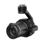 DJI DL 50mm F2.8 lens with carbon fiber barrel, 46mm filter thread, and DJI DL mount, compatible with Zenmuse X7 and X9, shown from front-three-quarter angle