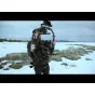 Professional DJI Ronin 2 stabilizer rig with camera in action, handheld mode, snowy outdoor environment