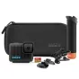 GoPro HERO Action Camera Specialty+ (Sport) Bundle with adhesive mounts, a carry case, USB-C cable, 64GB microSD card, and floating hand grip