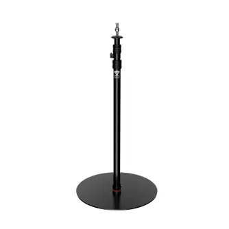 iFootage Cobra 2 Round Base Monopod (RB-A400) with twist-lock mechanism, round base with anti-slip pad, and silver gear mount, extending to 201.6 cm.