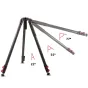 iFootage Gazelle Tripod TC7-FastBowl with patented bowl head quick release system, 75mm bowl diameter, robust construction for stable camera support and smooth panning