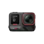 Insta360 Ace Pro 2 Creator Bundle with 8K sensor, dual AI chips, and waterproof design, featuring a red-rimmed lens and digital recording display.