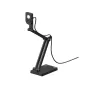 IPEVO V4K ULTRA 13MP USB Visualiser with adjustable arm, LED illumination, and 4K video capture for professional presentations and video conferencing