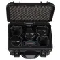 Irix Cine Lens Entry Set MFT Metric atvērts cietais korpuss ar trim T1.5 objektīviem (21mm, 30mm, 45mm) un filtru piederumiem filmēšanai