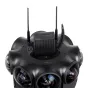Kandao Obsidian Pro 360° camera top view with eight fisheye lenses, SSD storage module installed, dual antennas and wireless module.