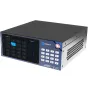 Kiloview CUBE X1 NDI Core lightweight streaming device with 16-input 32-output NDI distribution, blue LCD screen, numeric keypad, and red power button, shown from a front-angled perspective with ventilation grilles.
