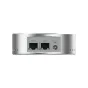 Kiloview U40 4K HDMI to NDI Encoder with PoE and PTZ control, featuring two Ethernet ports, a DC 12V IN power input, and a USB interface in a compact cylindrical design.