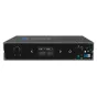 Kiloview E3 Dual-Channel 4K HDMI/SDI Video Encoder with Digital Display, CPU and Memory Usage, Temperature, and Version Details, featuring labeled ports and control buttons.