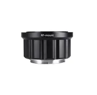 Laowa Sunlight Interchangeable Bayonet - Canon RF lens adapter with vertical ridges and 'RF-mount' text on topLaowa Sunlight Interchangeable Bayonet - Canon RF lens adapter with vertical ridges and 'RF-mount' text on top